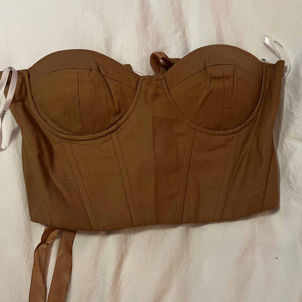 Brown Corset Top